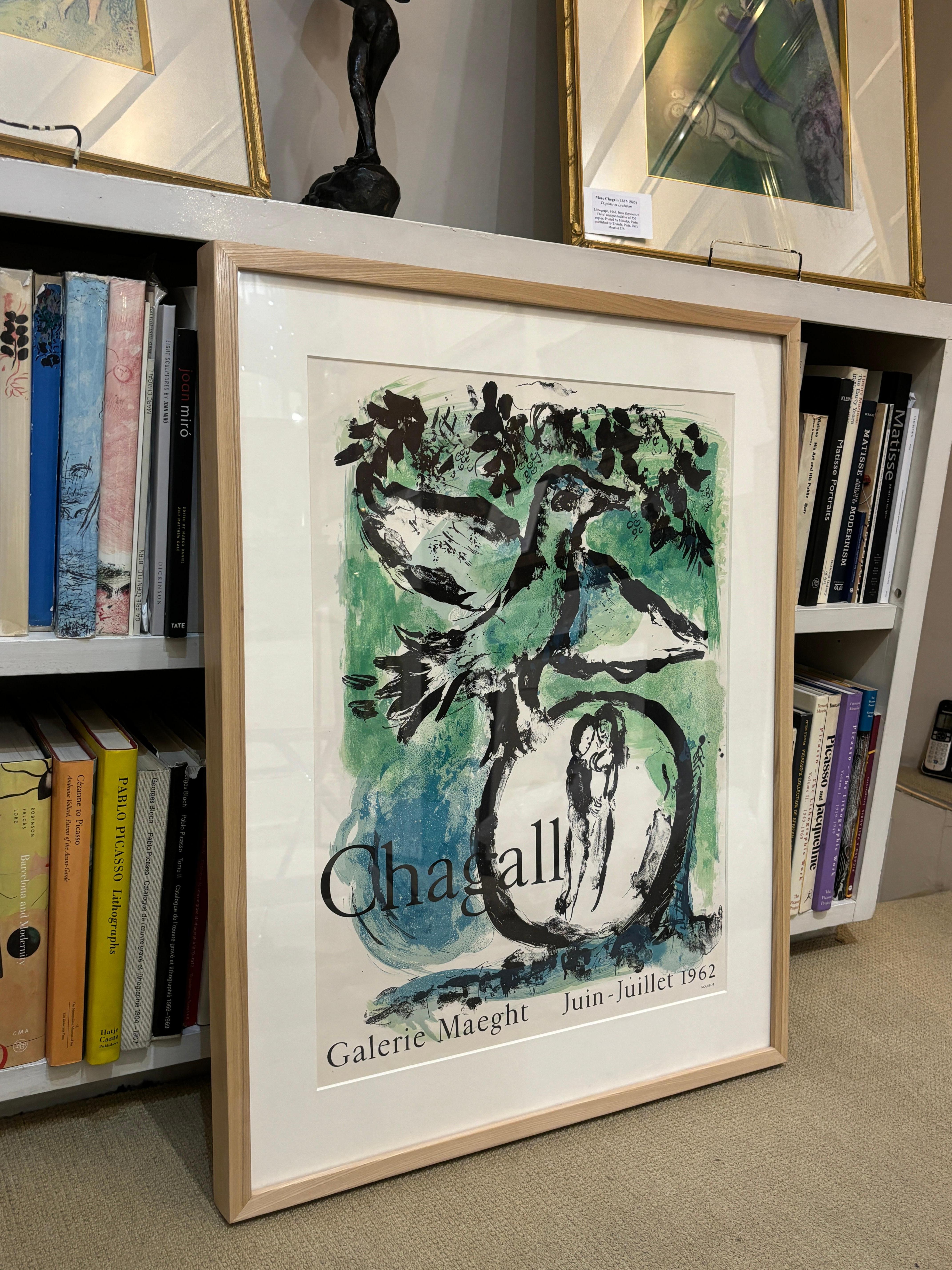 Ausstellungsplakat „L'oiseau vert“ – Print von (after) Marc Chagall