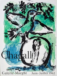 Affiche d'exposition « L'oiseau vert »