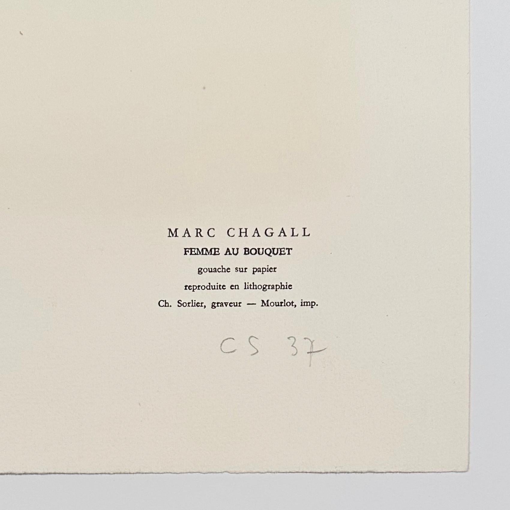 Femme au Bouquet, from Nice and the Cote d'Azur (Unsigned Proof) For Sale 2