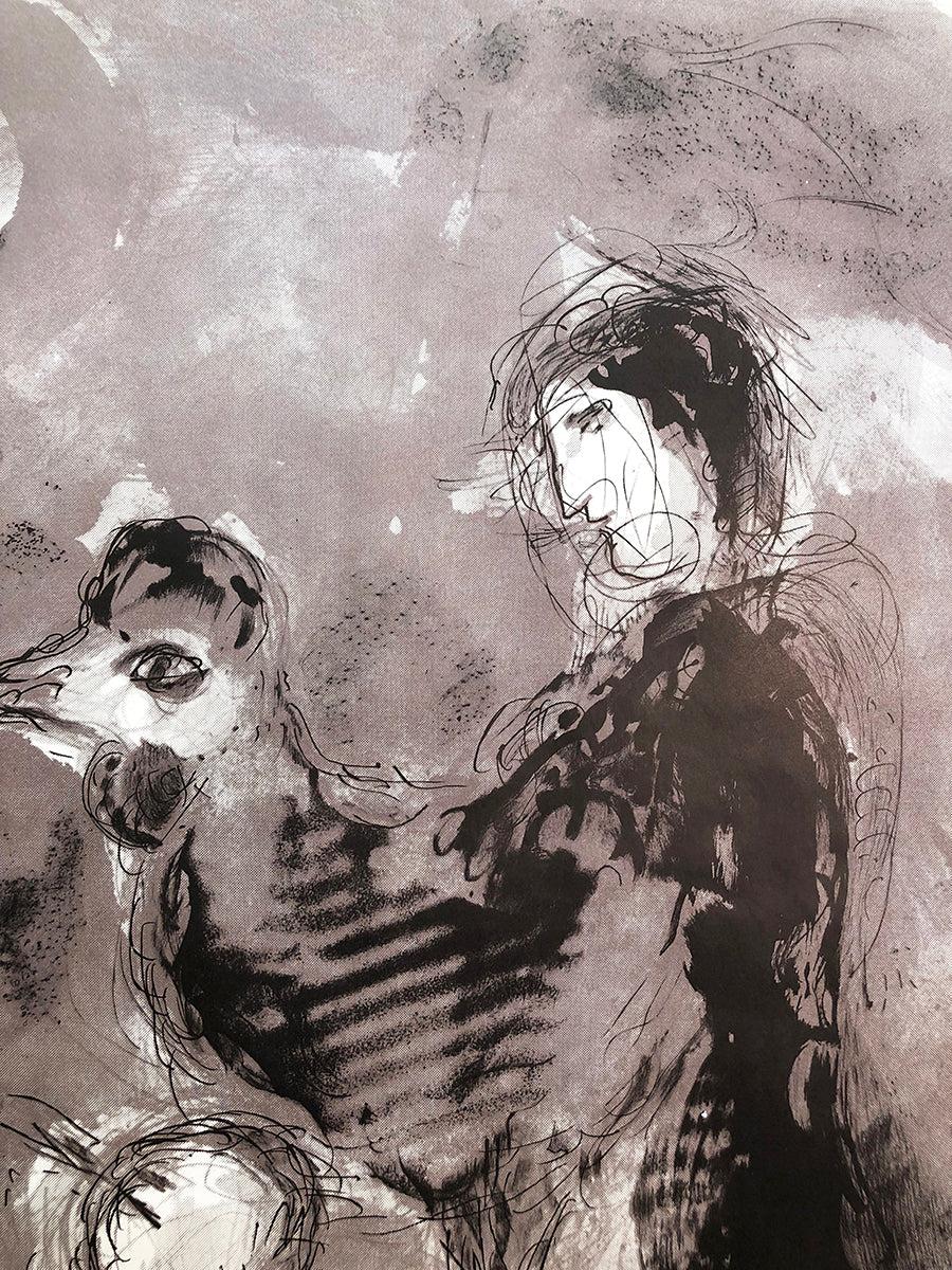 Galerie Maeght The Artist as Phoenix - Modern Print by (after) Marc Chagall