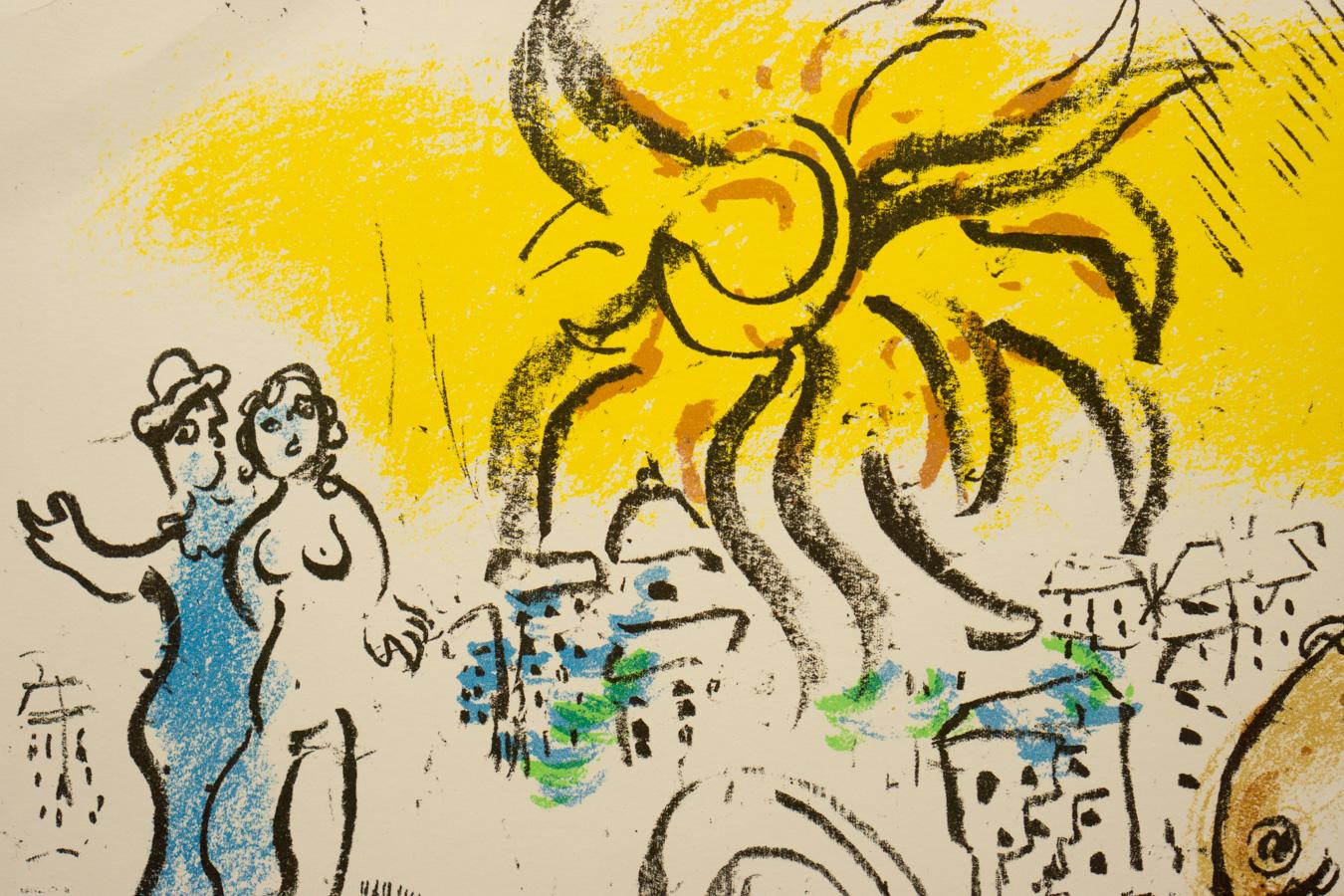 Homecoming from XXe Siecle - Modern Print by (after) Marc Chagall