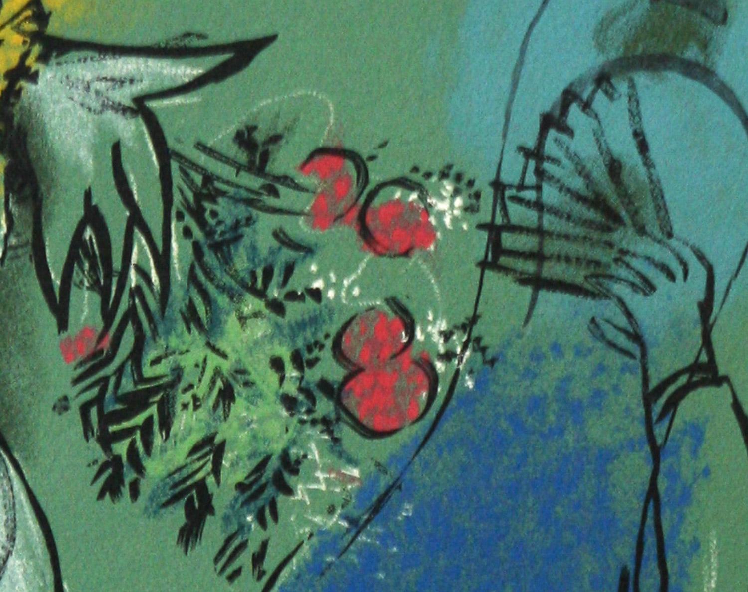 La Sirène signierter Holzstich von Marc Chagall aus Estampes Robert Rey 1950 (Expressionismus), Print, von (after) Marc Chagall
