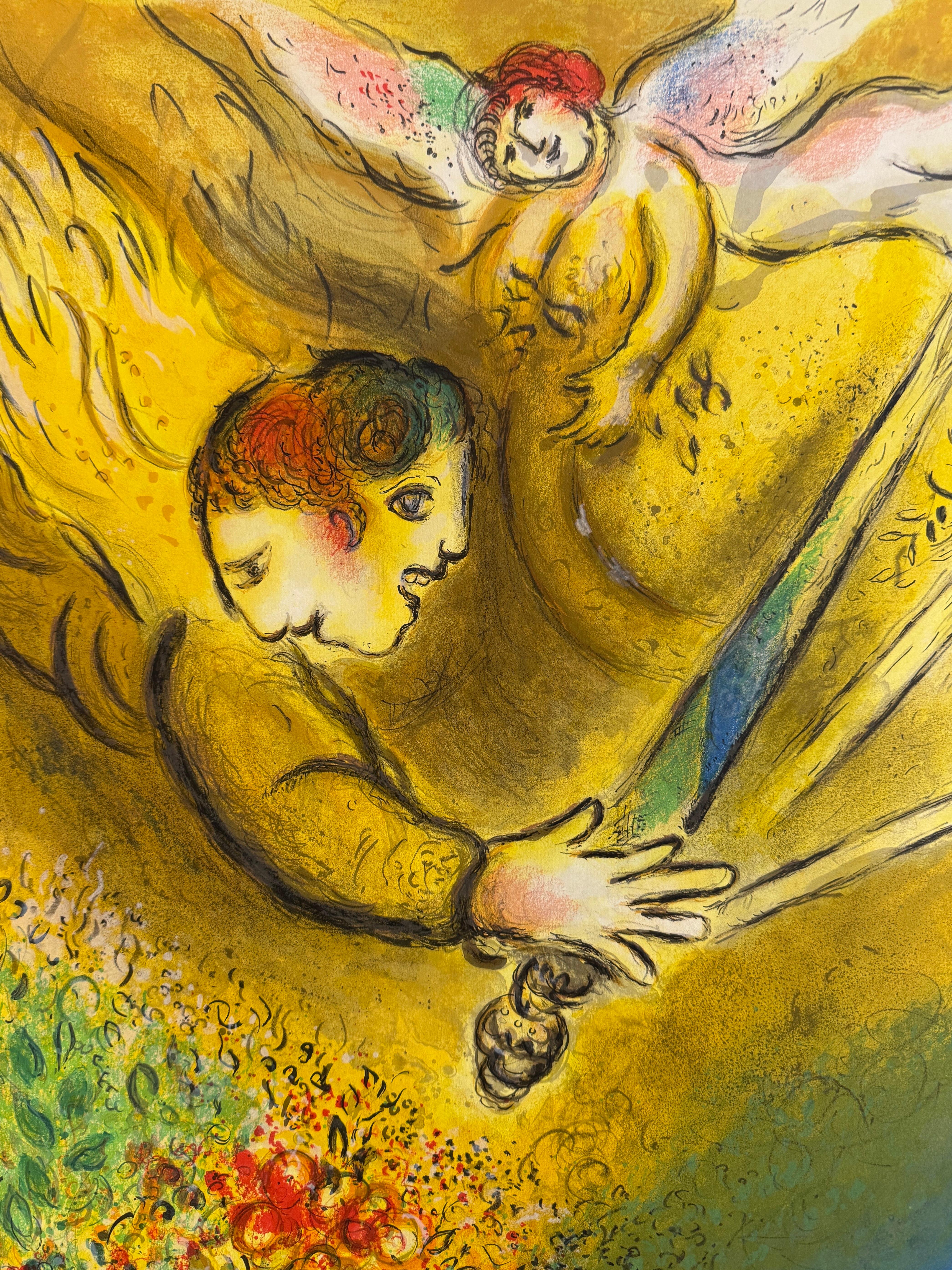 L'Ange du jugement - Message Biblique (d'après) Marc Chagall, 1974 en vente 2