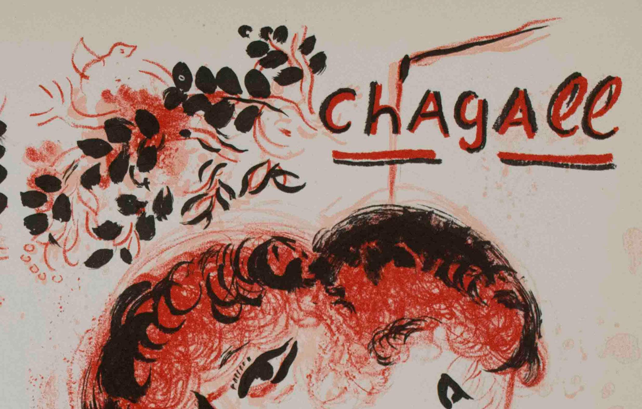 litografia chagall firmata