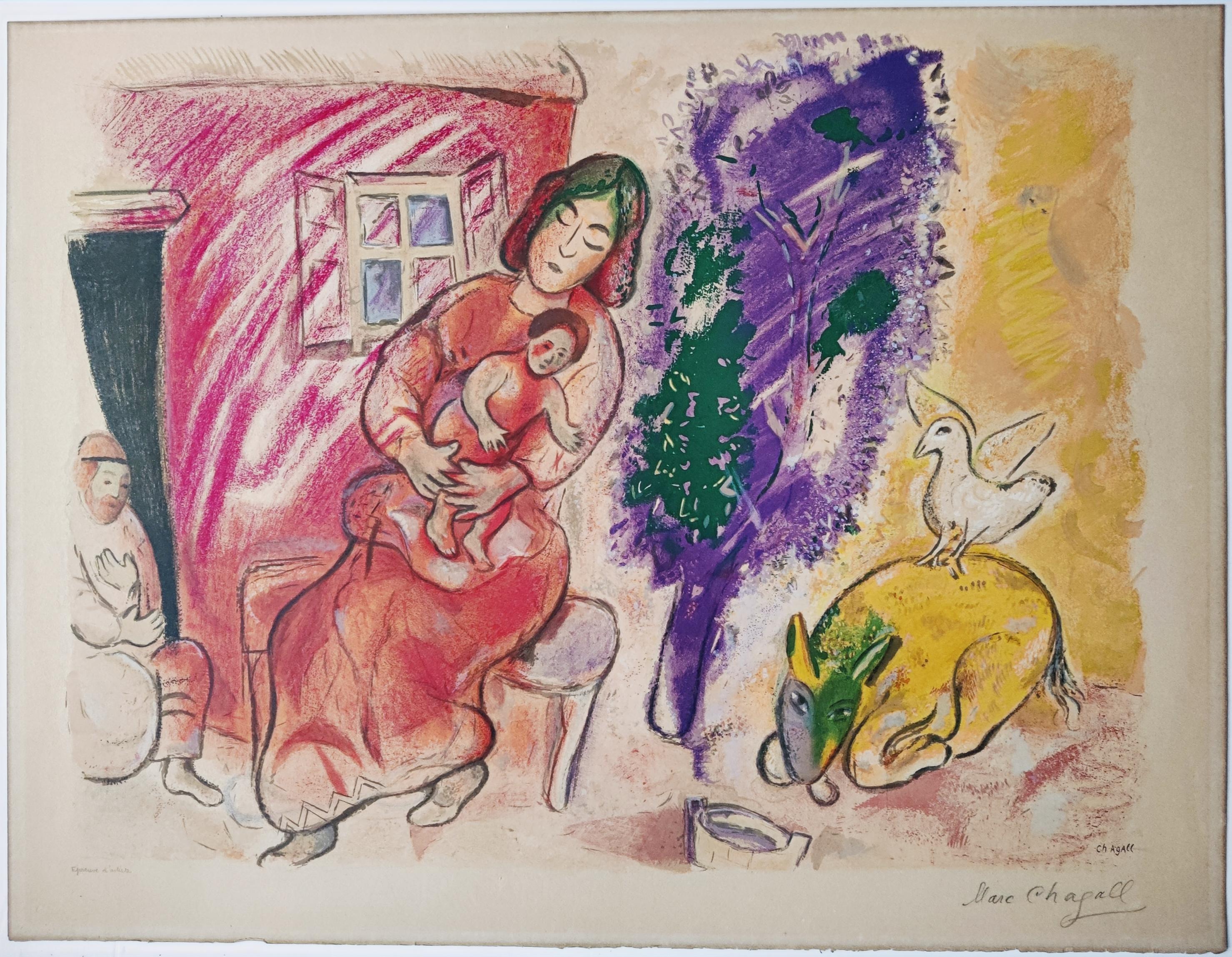 Marc Chagall (after) -- Maternité