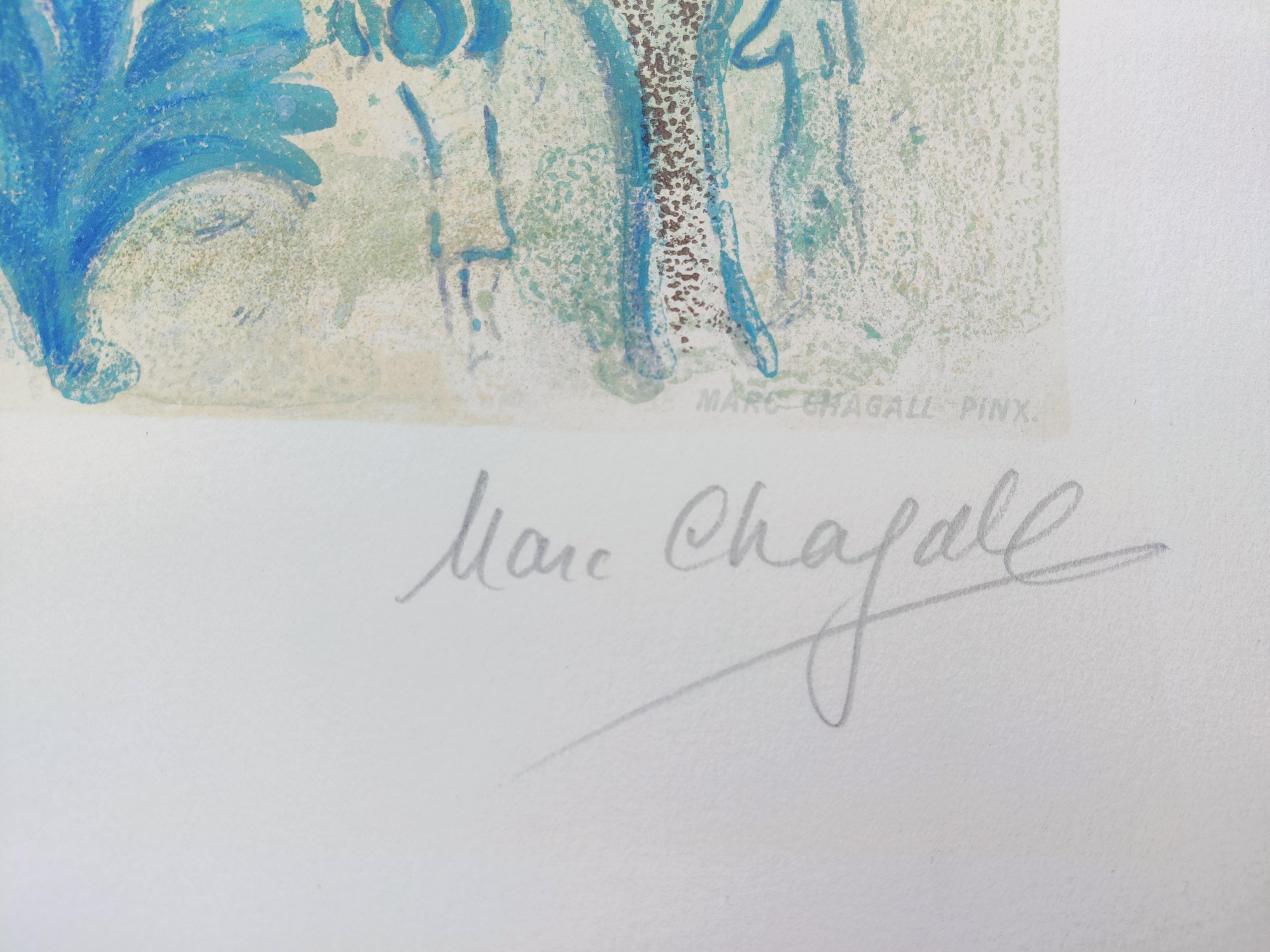 Marc Chagall (after) -- Siren with the Poet from Nice and the Côte d'Azur, 1967 For Sale 6