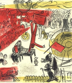 Marc Chagall-The Revolution-Stone  Lithograph Vintage Mourlot