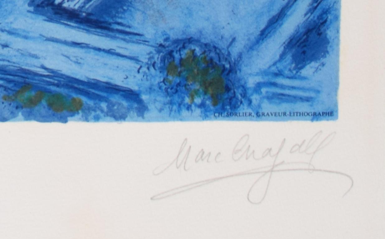 Paris Sun - French Russian Paris Sun - Modern Print by (after) Marc Chagall