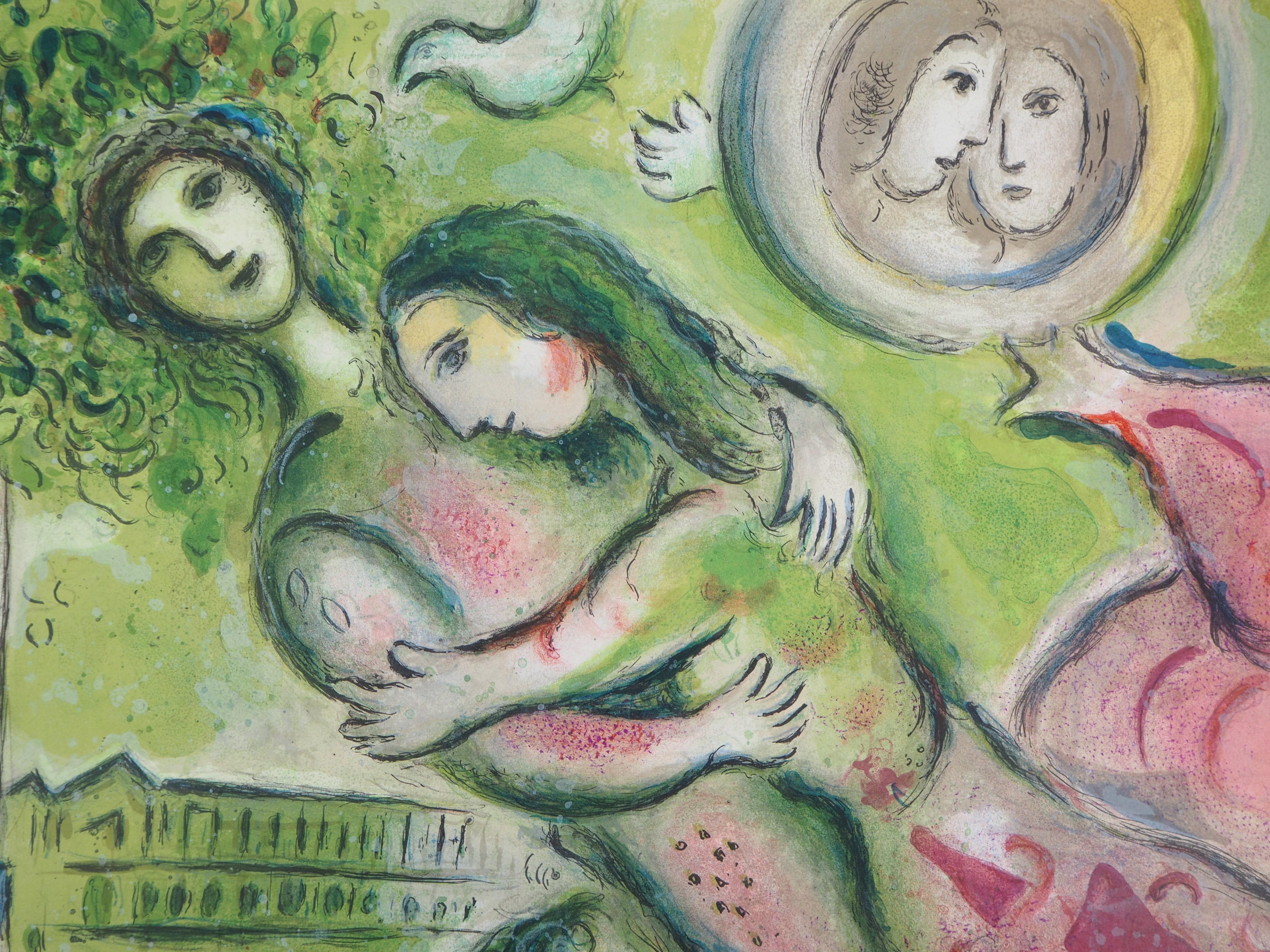 Romeo et Juliette (Opéra de Paris) - Lithographie, Mourlot 1965 - Moderne Print par (after) Marc Chagall