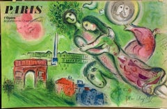 ChagalRoméo et Juliette / París, Le Plafond de l'Opéra - Firmado a mano "Pour Marc"