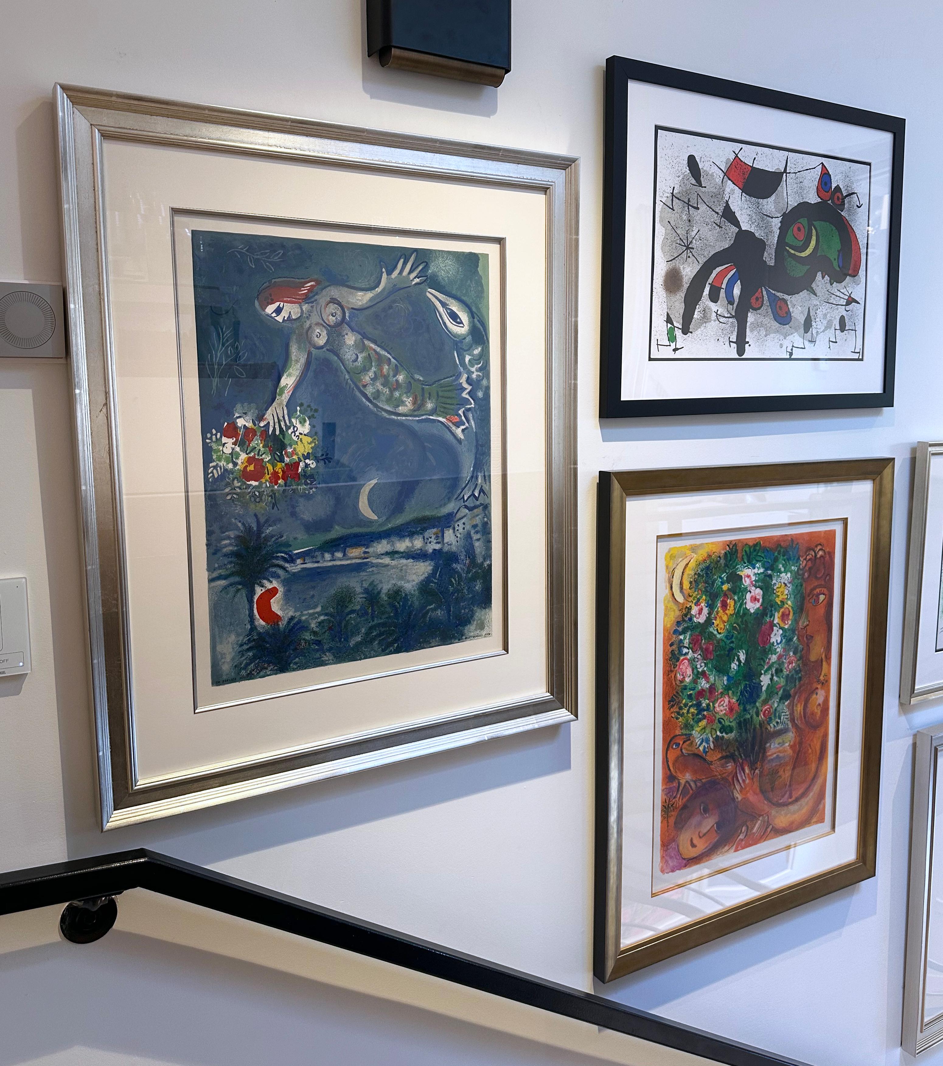 Siren with Fish, from Nice and the Cote d'Azur (Unsigned Proof) 3