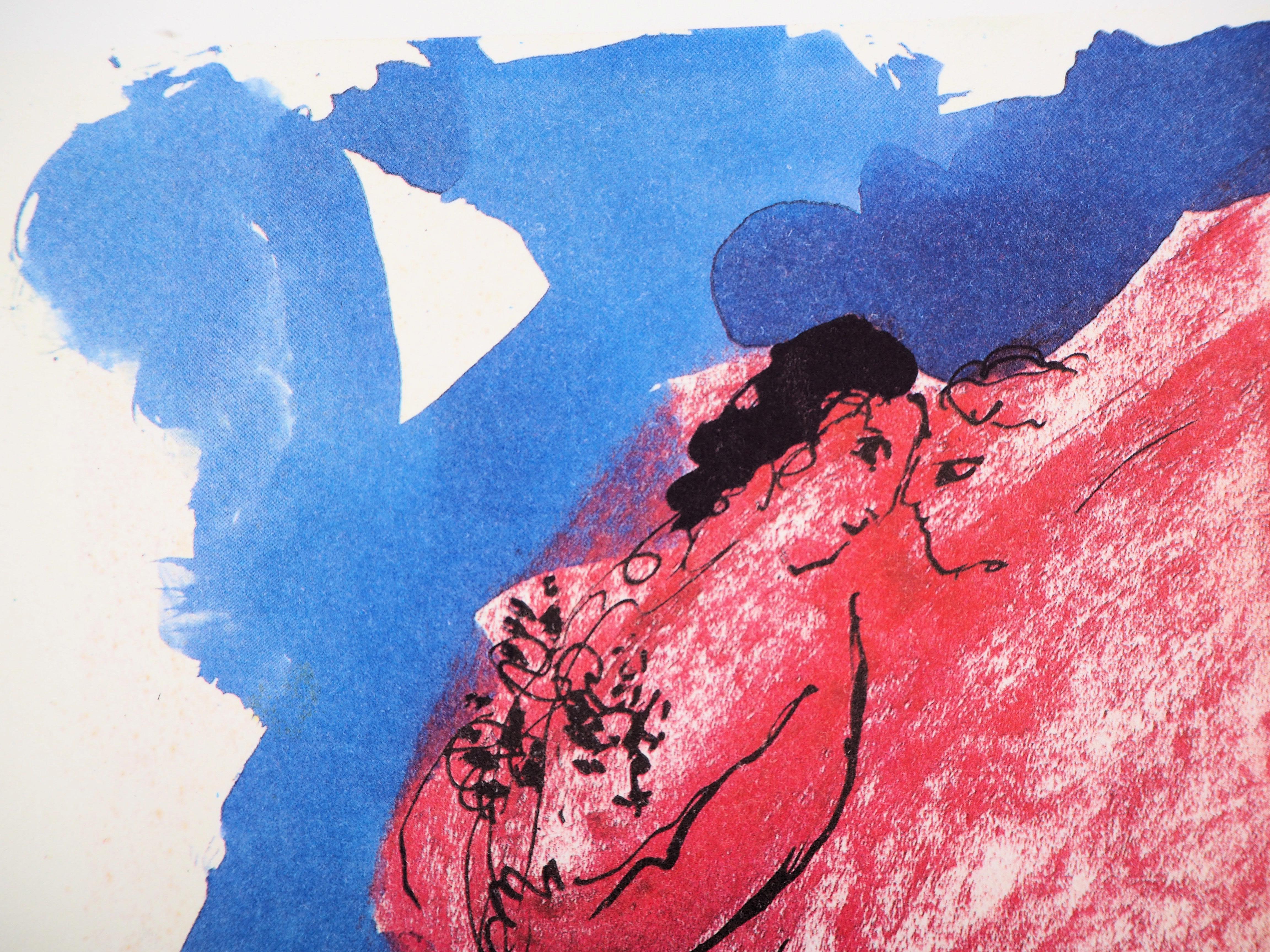 The Lovers - Lithograph on Rives Vellum - Print by (after) Marc Chagall
