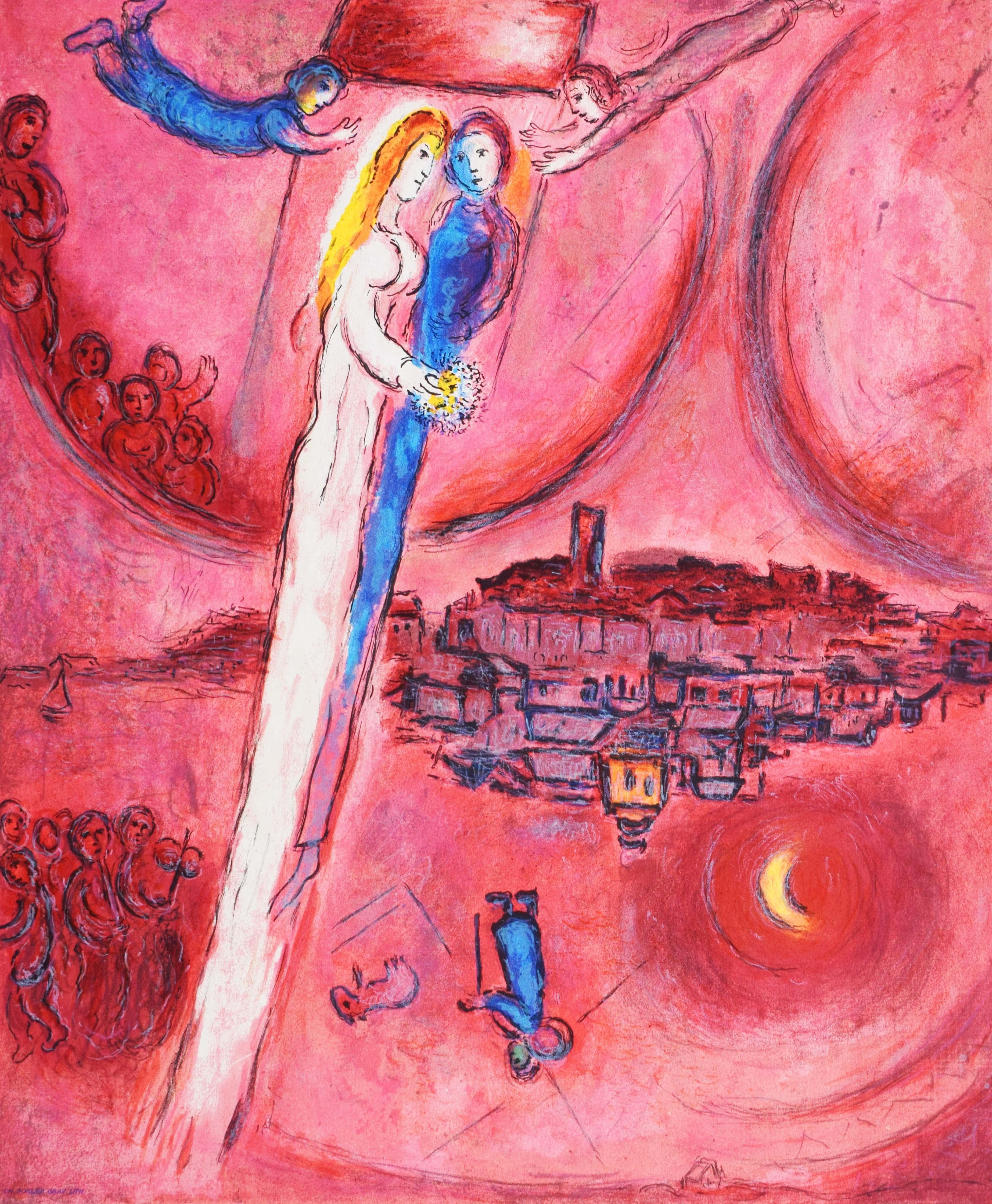 (after) Marc Chagall Figurative Print – Das Hohelied der Liebe - Nizza Französisch Russisches Hohelied der Liebe