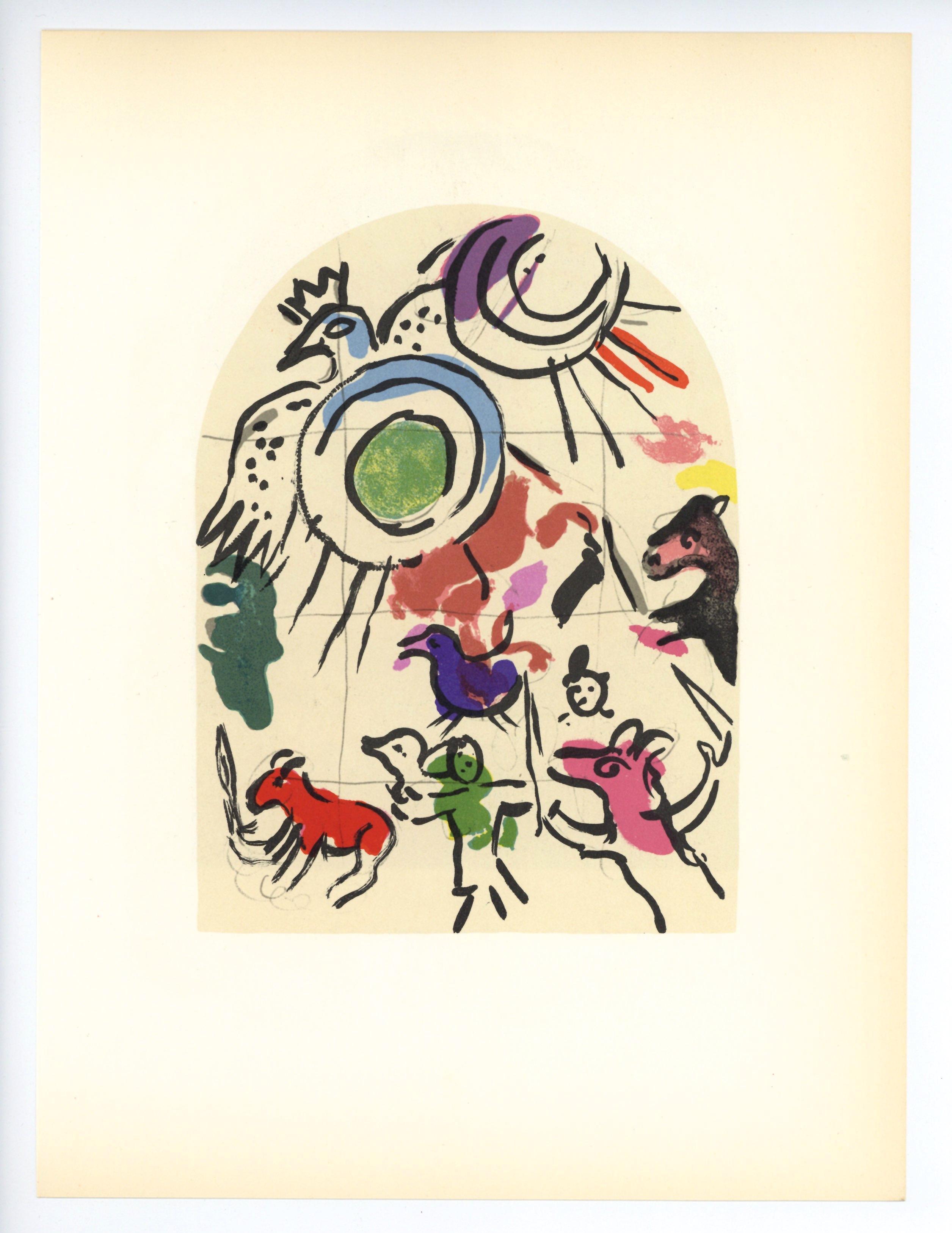 "Tribe of Gad" lithograph - Print by (after) Marc Chagall