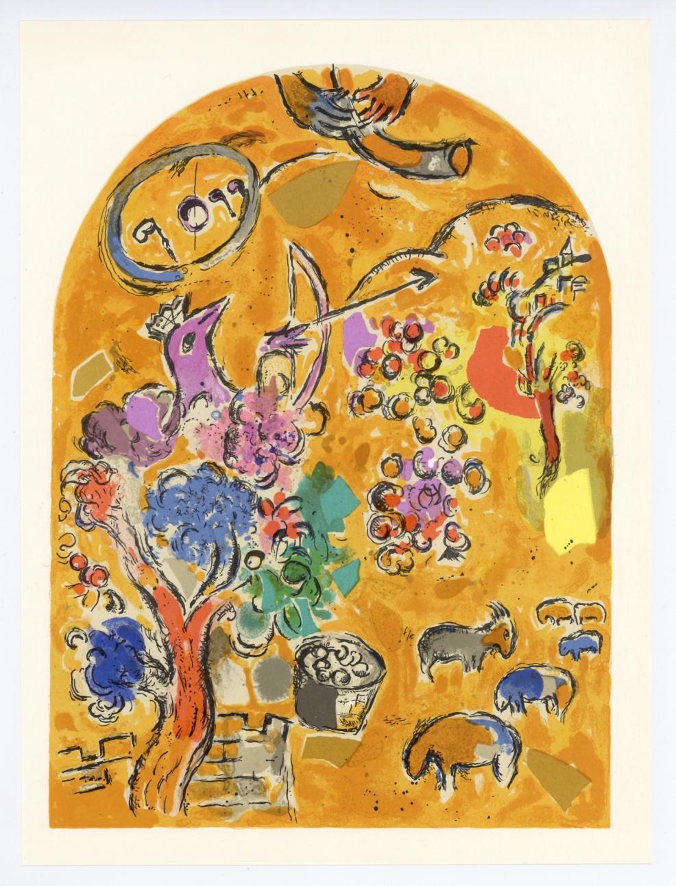 "Tribe of Joseph"  lithograph - Print by (after) Marc Chagall