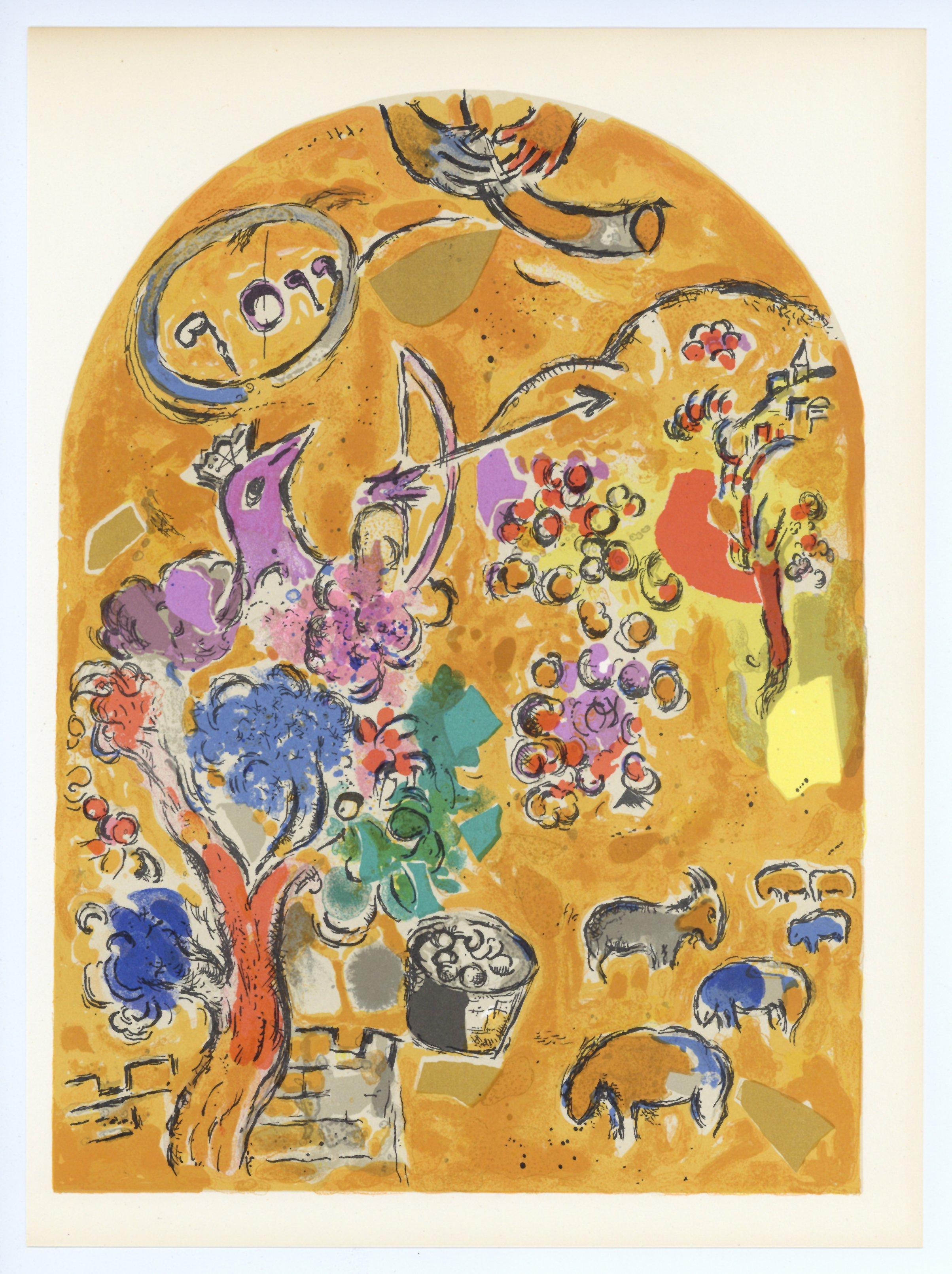 "Tribù di Giuseppe  litografia - Print di (after) Marc Chagall