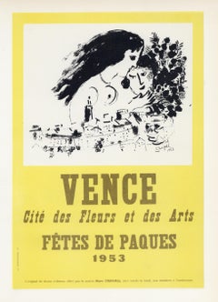 "Vence, Fetes de Paques" lithograph poster