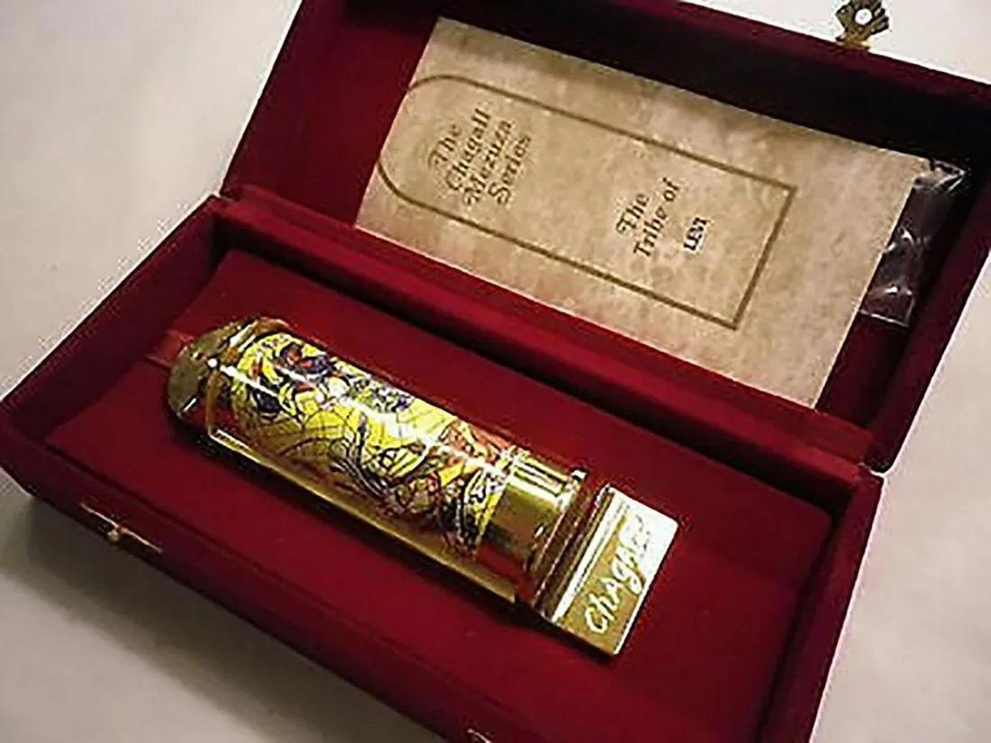 MARC CHAGALL 24K, SET OF 12 TRIBE OF ISRAEL MEZUZAH For Sale 1