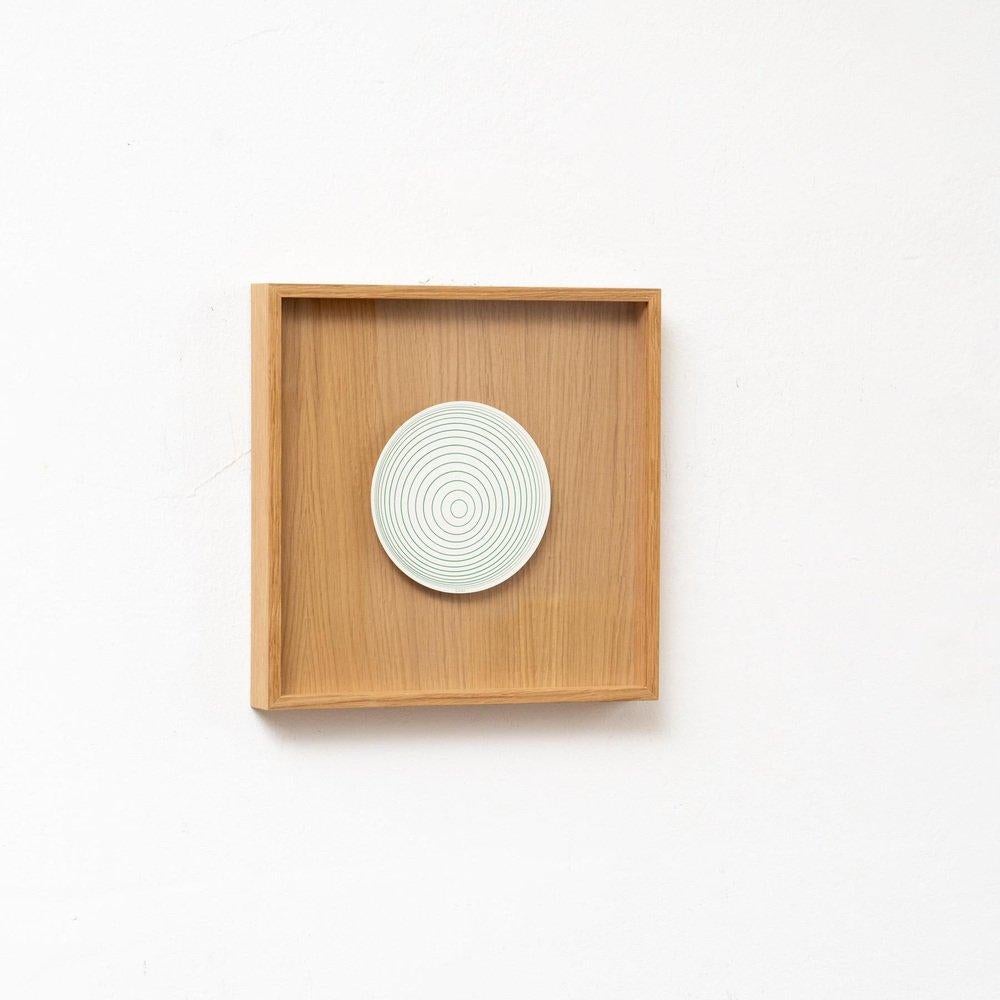 After Marcel Duchamp Rotorelief Print Framed, circa 1980 - Gray Abstract Print by (after) Marcel Duchamp