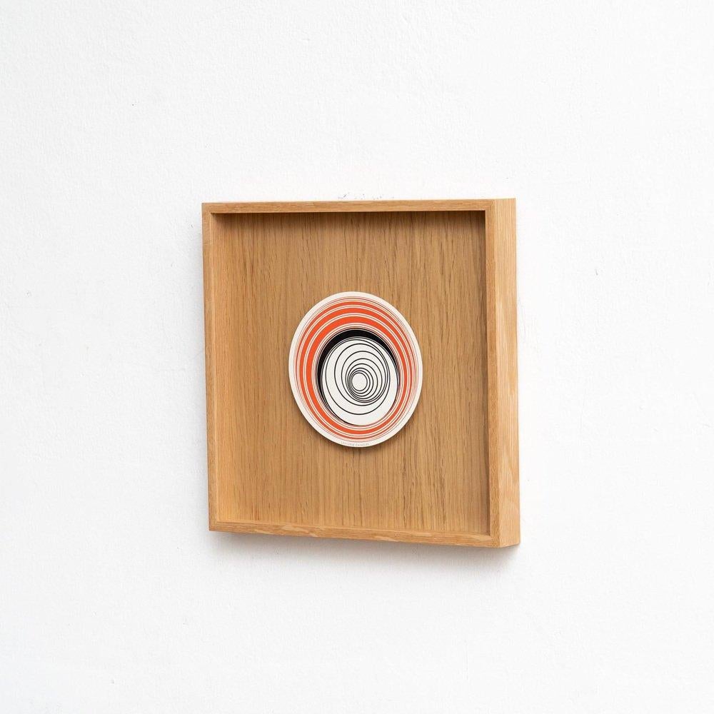 After Marcel Duchamp Rotorelief Print Framed, circa 1980 For Sale 8