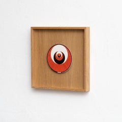 After Marcel Duchamp Rotorelief Print Framed, circa 1980