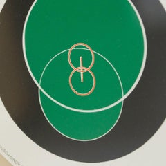 After Marcel Duchamp Rotorelief Print Framed, circa 1980