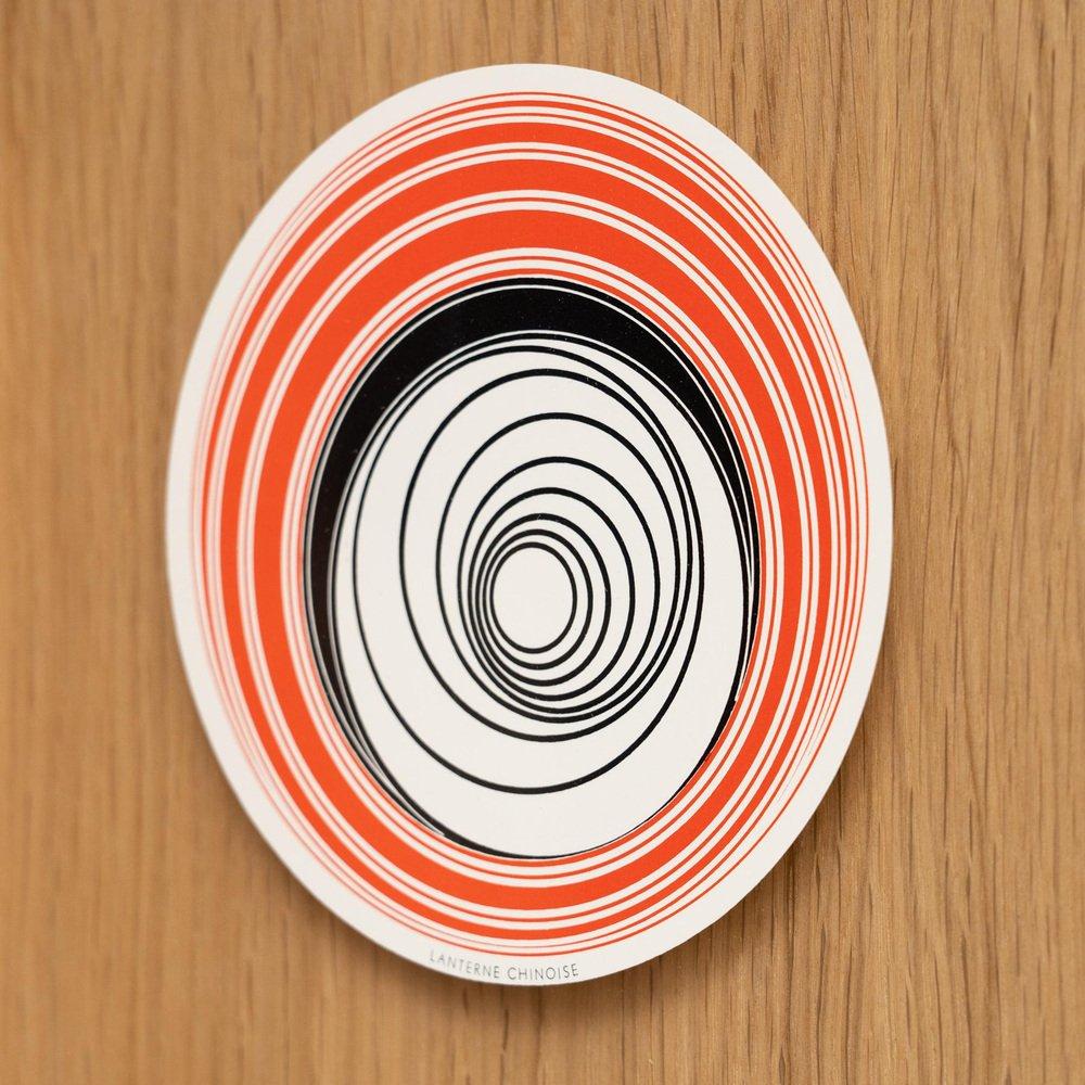 After Marcel Duchamp Rotorelief Print Framed, circa 1980 For Sale 4