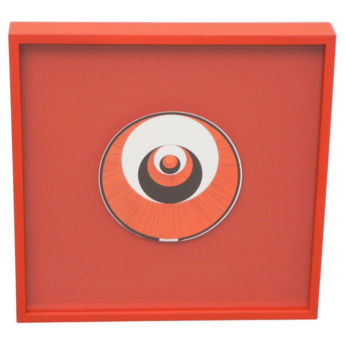 Grabado en Rotorrelieve (after) Marcel Duchamp Enmarcado, hacia 1980