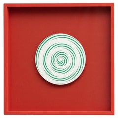 After Marcel Duchamp Rotorelief Print Framed, circa 1980