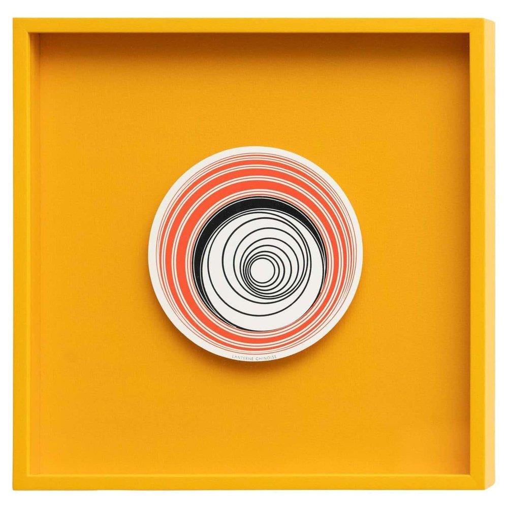 After Marcel Duchamp Rotorelief Print Framed, circa 1980