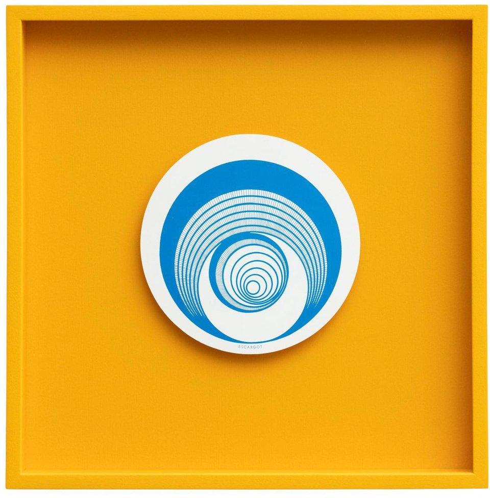 After Marcel Duchamp Rotorelief Print Framed, circa 1980