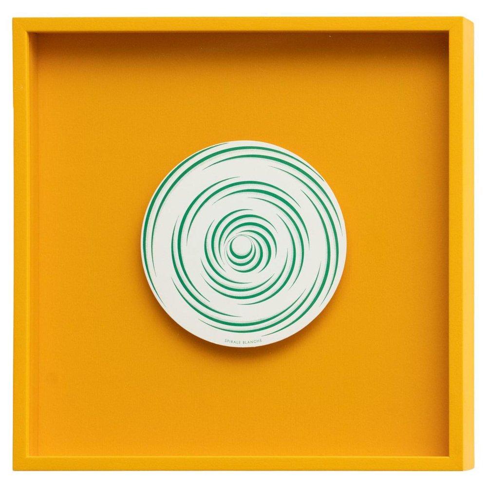 (after) Marcel Duchamp Abstract Print - After Marcel Duchamp Rotorelief Print Framed, circa 1980