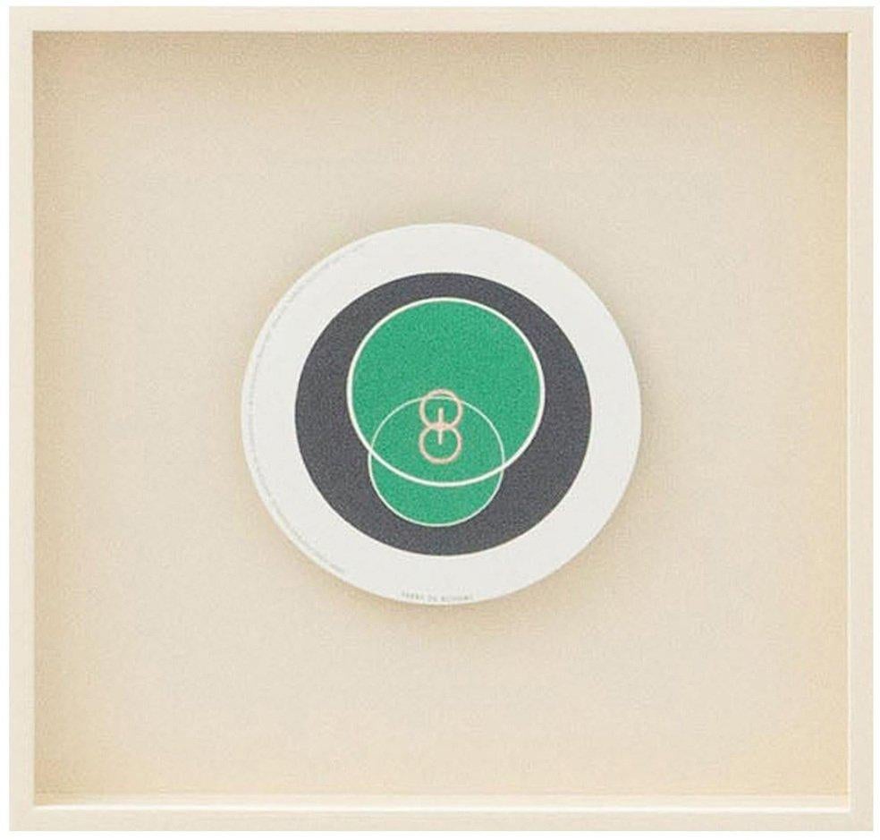 After Marcel Duchamp Rotorelief Print Framed, circa 1980