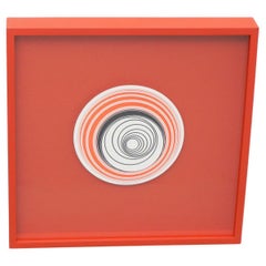 After Marcel Duchamp Rotorelief Print Framed, circa 1980