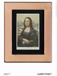 LHOOQ, Small Museum Poster, Surrealist, Humor, Mona Lisa