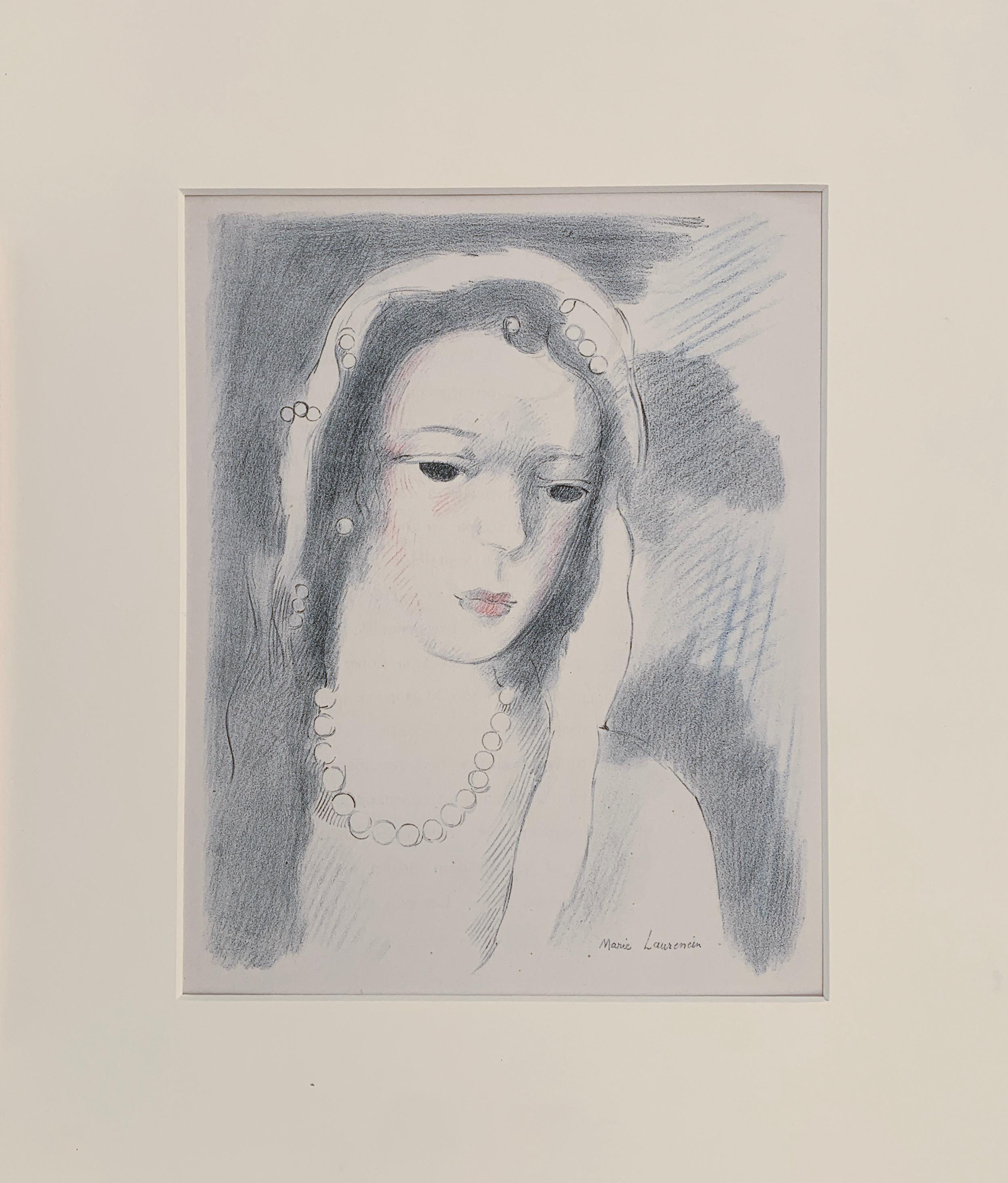 c. 1950 Lithograph (after) Marie Laurencin 