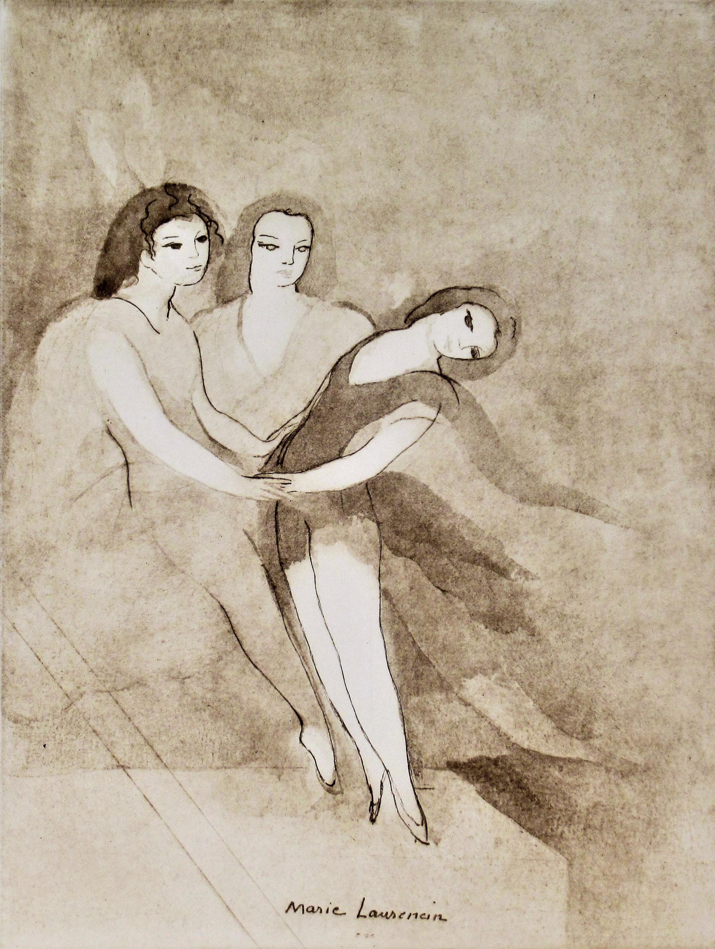 Trois Danseuses (Drei Tänzer) – Print von (after) Marie Laurencin