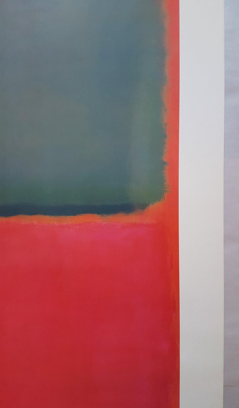 Mark Rothko Green/red (after) Mark Rothko - Green, Red, on Orange at 1stDibs