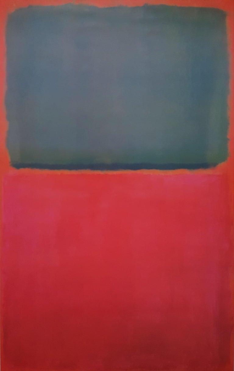 Mark Rothko Green/red (after) Mark Rothko - Green, Red, on Orange at 1stDibs