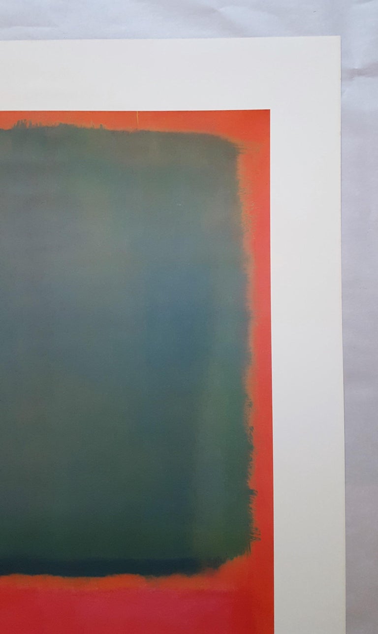 Mark Rothko Green/red (after) Mark Rothko - Green, Red, on Orange at 1stDibs