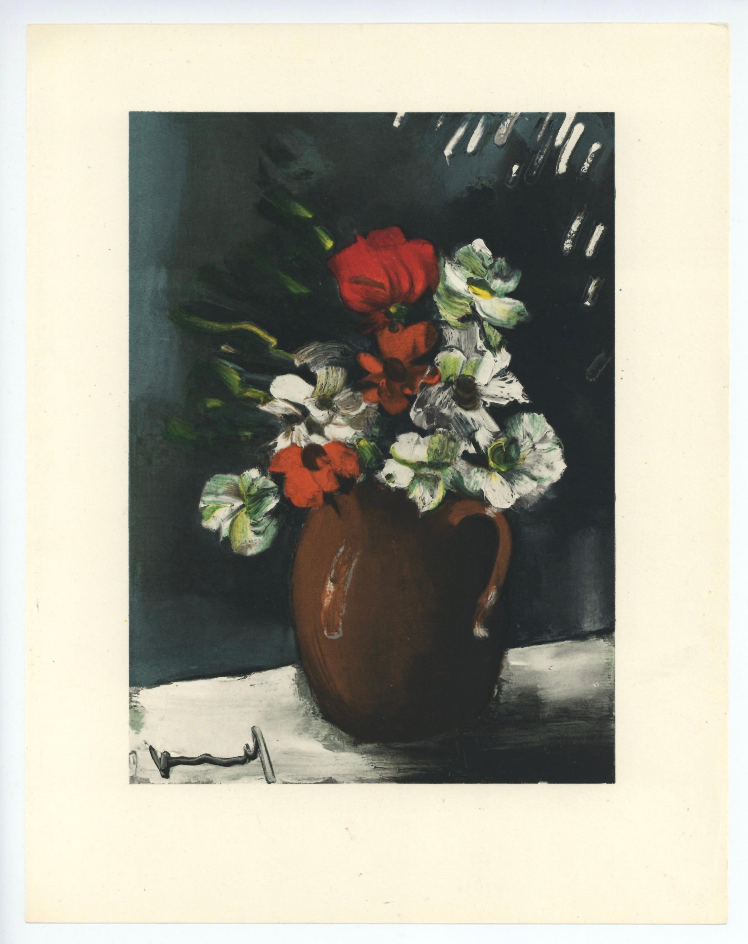 "Lithographie "Anémones