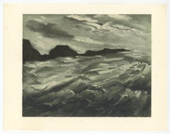 "Baie des Trepasses" lithograph
