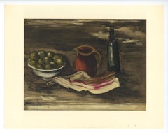 "Still Life with Bacon" lithograph