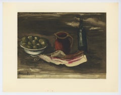 "Still Life with Bacon" lithograph