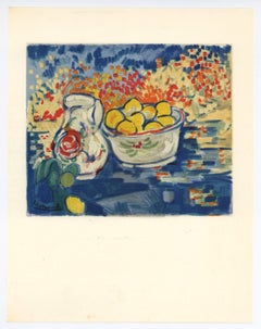 "Stillleben mit Zitronen" Lithographie