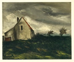 Lithographie "The House on the Plain" (La maison sur la plaine)