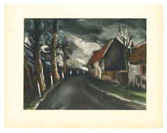 "Lithographie "The Longny Road