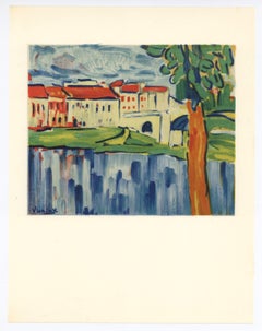 "The Red Tree" lithograph
