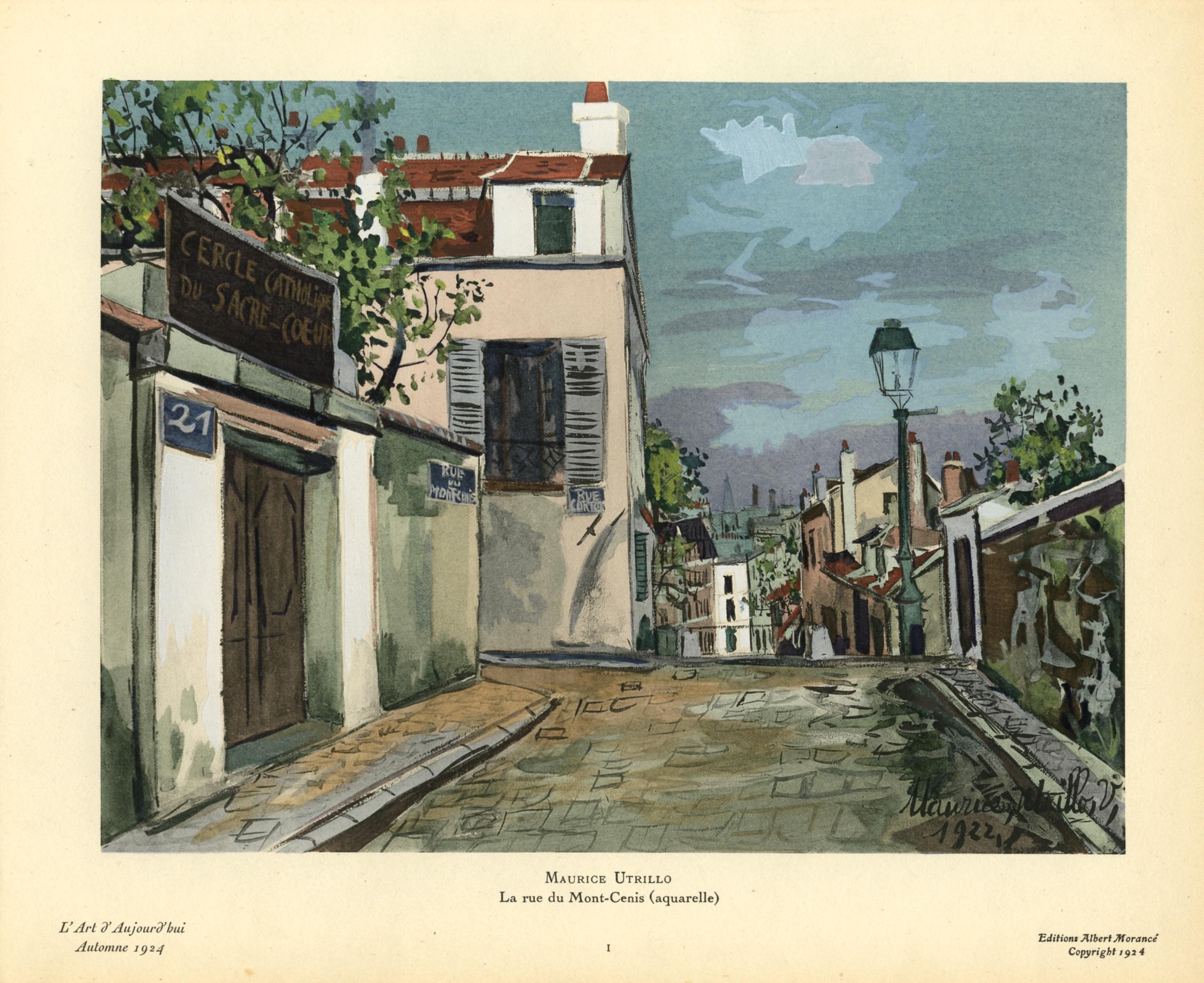 Medium: pochoir (after the watercolor). Published in Paris in 1924 by Albert Morance for 