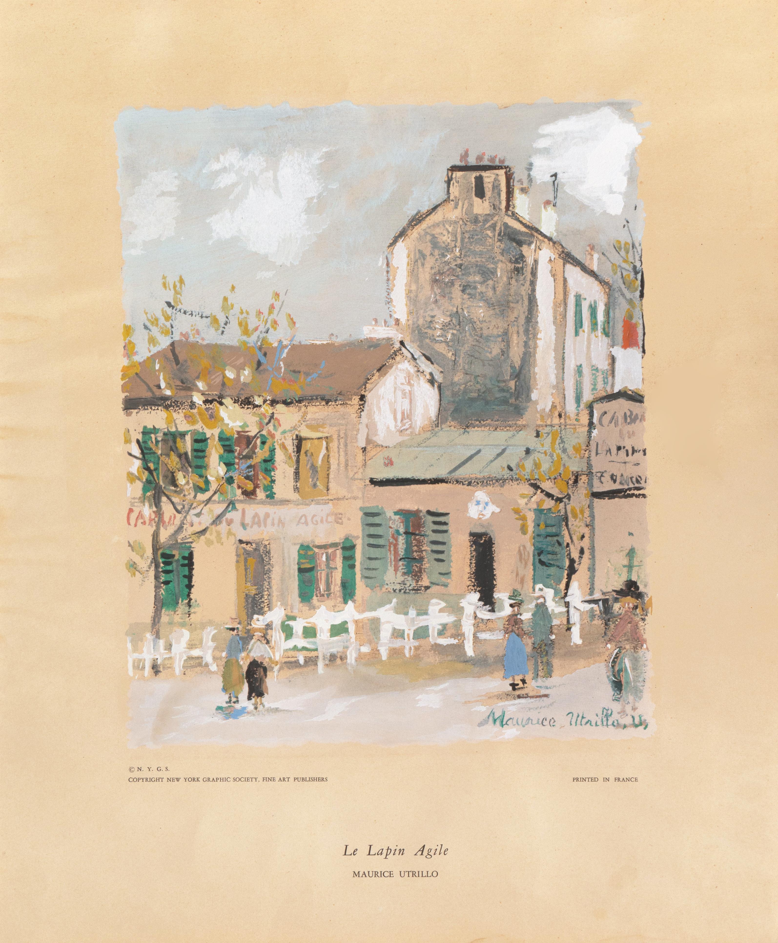 Le Lapin Agile - Print by (after) Maurice Utrillo